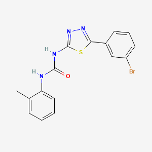 N-[5-(3-bromophenyl)-1,3,4-thiadiazol-2-yl]-N'-(2-methylphenyl)urea