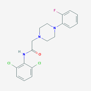 N-(2,6-dichlorophenyl)-2-[4-(2-fluorophenyl)piperazin-1-yl]acetamide