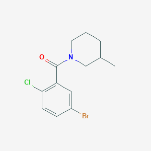 (5-Bromo-2-chlorophenyl)(3-methylpiperidin-1-yl)methanone