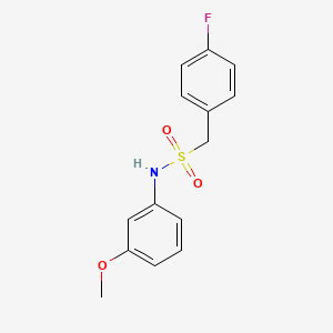 1-(4-fluorophenyl)-N-(3-methoxyphenyl)methanesulfonamide