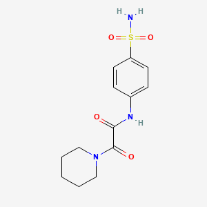 N-[4-(aminosulfonyl)phenyl]-2-oxo-2-(1-piperidinyl)acetamide