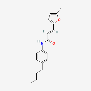 N-(4-butylphenyl)-3-(5-methyl-2-furyl)acrylamide