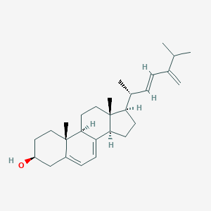 molecular formula C28H42O B045619 麦角固醇-5,7,22,24(28)-四烯-3β-醇 CAS No. 29560-24-5
