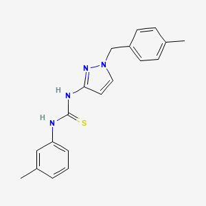 N-[1-(4-methylbenzyl)-1H-pyrazol-3-yl]-N'-(3-methylphenyl)thiourea