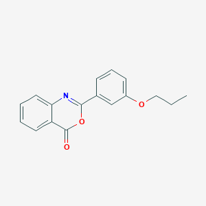 2-(3-propoxyphenyl)-4H-3,1-benzoxazin-4-one