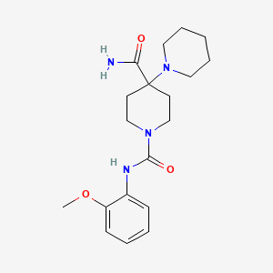 N~1~'-(2-methoxyphenyl)-1,4'-bipiperidine-1',4'-dicarboxamide