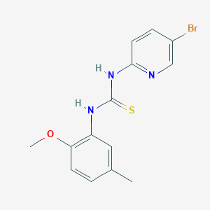 1-(5-Bromopyridin-2-yl)-3-(2-methoxy-5-methylphenyl)thiourea