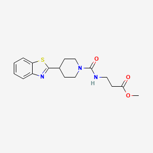 methyl N-{[4-(1,3-benzothiazol-2-yl)piperidin-1-yl]carbonyl}-beta-alaninate