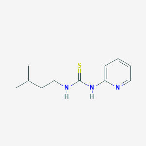 molecular formula C11H17N3S B4562081 1-(3-Methylbutyl)-3-pyridin-2-ylthiourea 