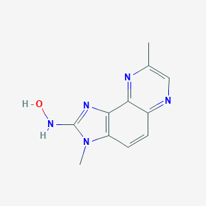 molecular formula C11H11N5O B045621 N-羟基-meIQX CAS No. 115044-41-2