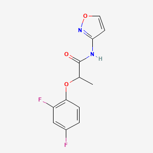 2-(2,4-DIFLUOROPHENOXY)-N-(3-ISOXAZOLYL)PROPANAMIDE