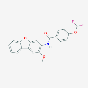 4-(difluoromethoxy)-N-(2-methoxydibenzo[b,d]furan-3-yl)benzamide