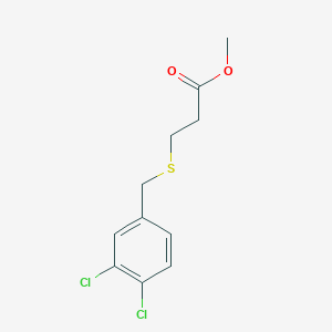 Methyl 3-[(3,4-dichlorobenzyl)sulfanyl]propanoate