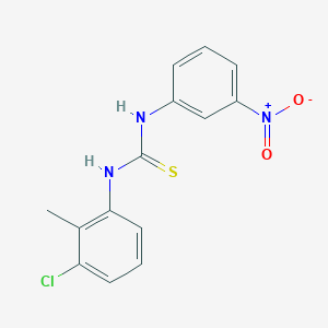 N-(3-chloro-2-methylphenyl)-N'-(3-nitrophenyl)thiourea