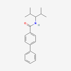 N-(2,4-dimethylpentan-3-yl)biphenyl-4-carboxamide