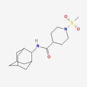 N~4~-(2-ADAMANTYL)-1-(METHYLSULFONYL)-4-PIPERIDINECARBOXAMIDE