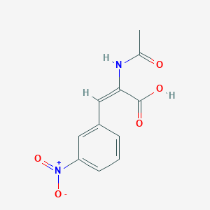 molecular formula C11H10N2O5 B4562277 2-(acetylamino)-3-(3-nitrophenyl)acrylic acid 