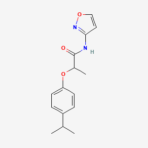 N-(12-OXAZOL-3-YL)-2-[4-(PROPAN-2-YL)PHENOXY]PROPANAMIDE