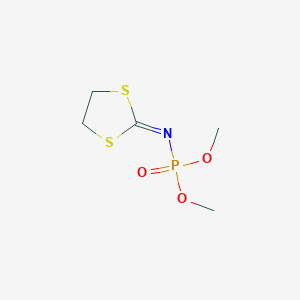 molecular formula C5H10NO3PS2 B045624 甲基膦环烷 CAS No. 5120-23-0