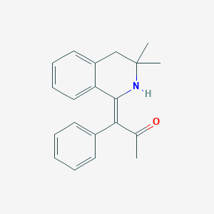 (1Z)-1-(3,3-dimethyl-2,4-dihydroisoquinolin-1-ylidene)-1-phenylpropan-2-one