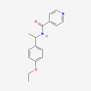 N-[1-(4-ethoxyphenyl)ethyl]pyridine-4-carboxamide