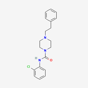 N-(2-chlorophenyl)-4-(2-phenylethyl)piperazine-1-carboxamide