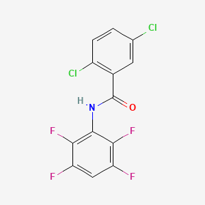 2,5-dichloro-N-(2,3,5,6-tetrafluorophenyl)benzamide