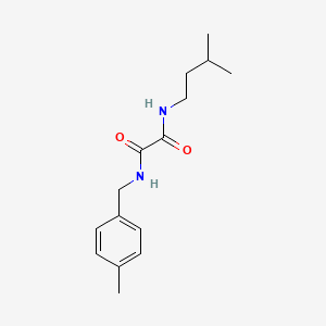 molecular formula C15H22N2O2 B4562590 N-(4-methylbenzyl)-N'-(3-methylbutyl)ethanediamide 