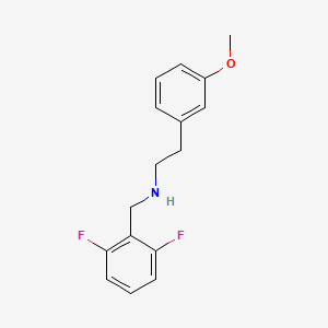 [(2,6-difluorophenyl)methyl][2-(3-methoxyphenyl)ethyl]amine