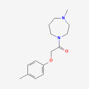 1-(4-METHYL-1,4-DIAZEPAN-1-YL)-2-(4-METHYLPHENOXY)-1-ETHANONE