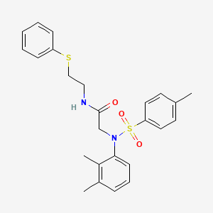 N~2~-(2,3-dimethylphenyl)-N~2~-[(4-methylphenyl)sulfonyl]-N-[2-(phenylsulfanyl)ethyl]glycinamide