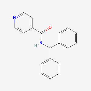 N-(Diphenylmethyl)-4-pyridinecarboxamide