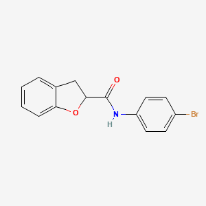 N-(4-bromophenyl)-2,3-dihydro-1-benzofuran-2-carboxamide