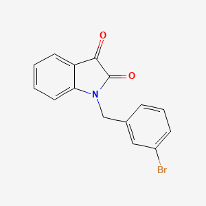 molecular formula C15H10BrNO2 B4562846 1-(3-bromobenzyl)-1H-indole-2,3-dione 