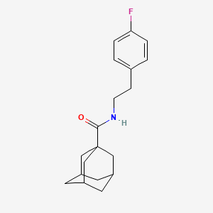 N-[2-(4-fluorophenyl)ethyl]-1-adamantanecarboxamide