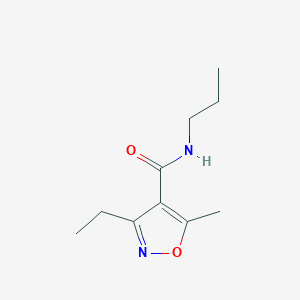 3-ETHYL-5-METHYL-N-PROPYL-12-OXAZOLE-4-CARBOXAMIDE