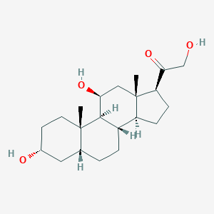 molecular formula C21H34O4 B045631 四氢皮质酮 CAS No. 68-42-8