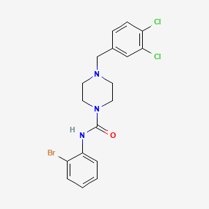 N-(2-bromophenyl)-4-(3,4-dichlorobenzyl)-1-piperazinecarboxamide