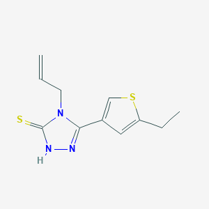 4-allyl-5-(5-ethylthien-3-yl)-4H-1,2,4-triazole-3-thiol