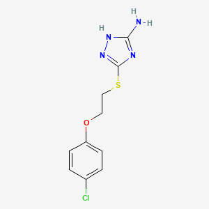 5-{[2-(4-chlorophenoxy)ethyl]thio}-4H-1,2,4-triazol-3-amine