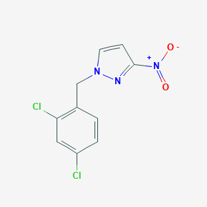 molecular formula C10H7Cl2N3O2 B456335 1-(2,4-dichlorobenzyl)-3-nitro-1H-pyrazole CAS No. 956242-20-9