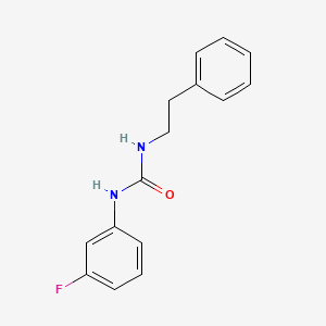 N-(3-FLUOROPHENYL)-N'-PHENETHYLUREA