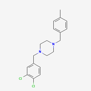 1-(3,4-dichlorobenzyl)-4-(4-methylbenzyl)piperazine