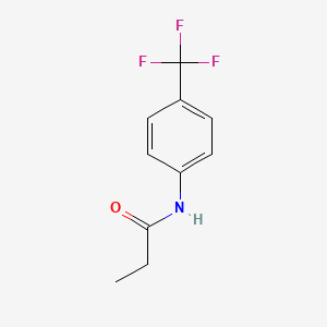 molecular formula C10H10F3NO B4563551 N-[4-(trifluoromethyl)phenyl]propanamide CAS No. 2924-95-0