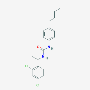 N-(4-butylphenyl)-N'-[1-(2,4-dichlorophenyl)ethyl]urea