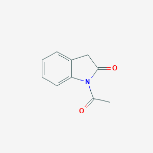 molecular formula C10H9NO2 B045636 1-Acetylindolin-2-one CAS No. 21905-78-2