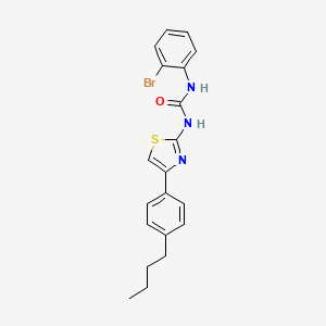 N-(2-bromophenyl)-N'-[4-(4-butylphenyl)-1,3-thiazol-2-yl]urea