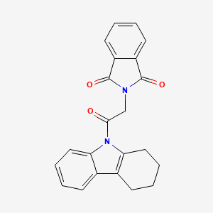 2-[2-oxo-2-(1,2,3,4-tetrahydro-9H-carbazol-9-yl)ethyl]-1H-isoindole-1,3(2H)-dione