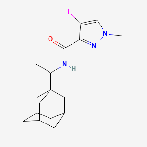 N-[1-(1-adamantyl)ethyl]-4-iodo-1-methyl-1H-pyrazole-3-carboxamide