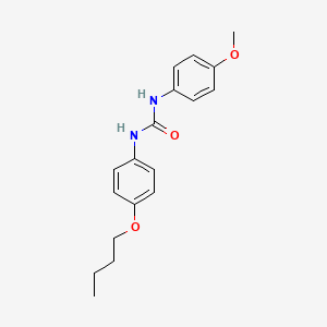 molecular formula C18H22N2O3 B4563847 1-(4-Butoxyphenyl)-3-(4-methoxyphenyl)urea 